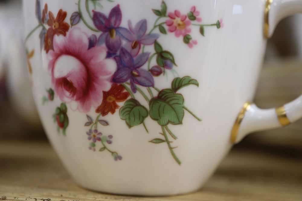 A Royal Crown Derby Posies part tea service and other Royal Crown Derby teaware